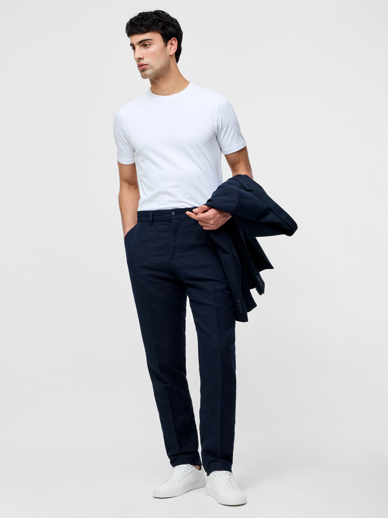 Pantalon de Costume en Lin